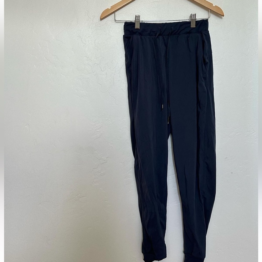 XS Women’s LIBIN Jogger Pants with drawstring Navy Blue skinny ankle Very Comfy